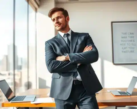 successo professionale uomo