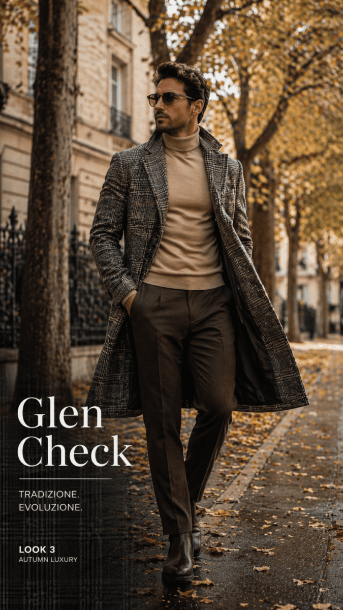 A chi sta bene un abito con tessuto Glenn Check