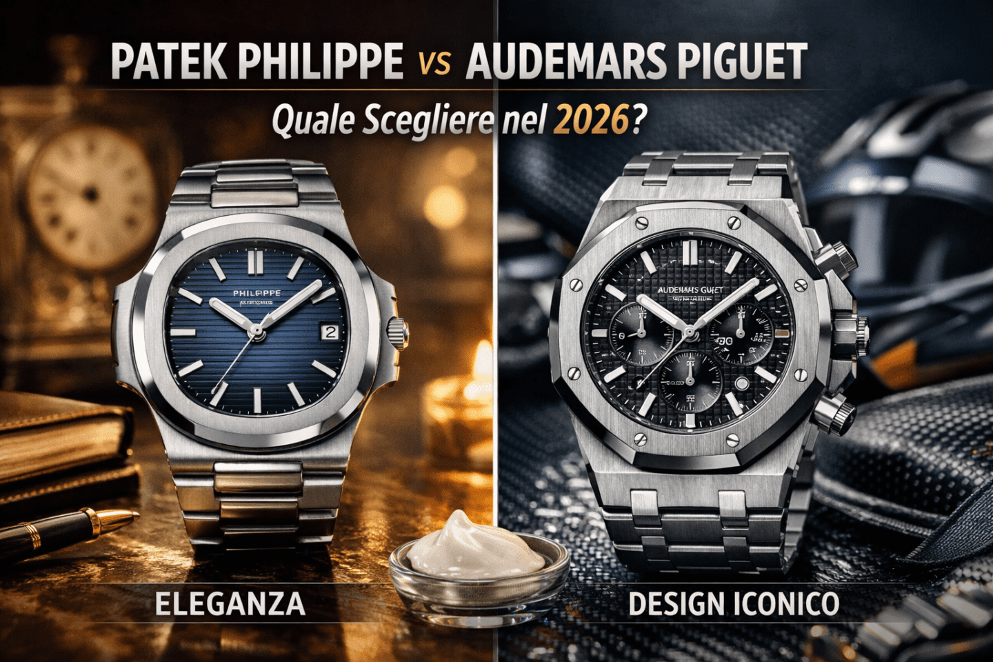 Patek Philippe vs Audemars Piguet: quale scegliere nel 2026 tra eleganza e design iconico