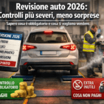 Revisione auto 2026: cosa controllano