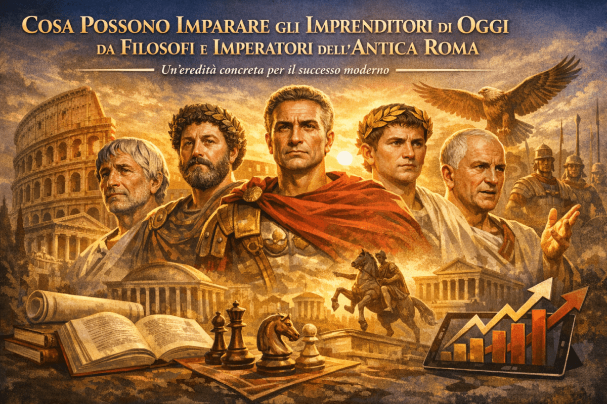 Studiare figure come Marco Aurelio o Giulio Cesare significa acquisire strumenti concreti. Il successo nasce da disciplina, visione e capacità di adattamento.