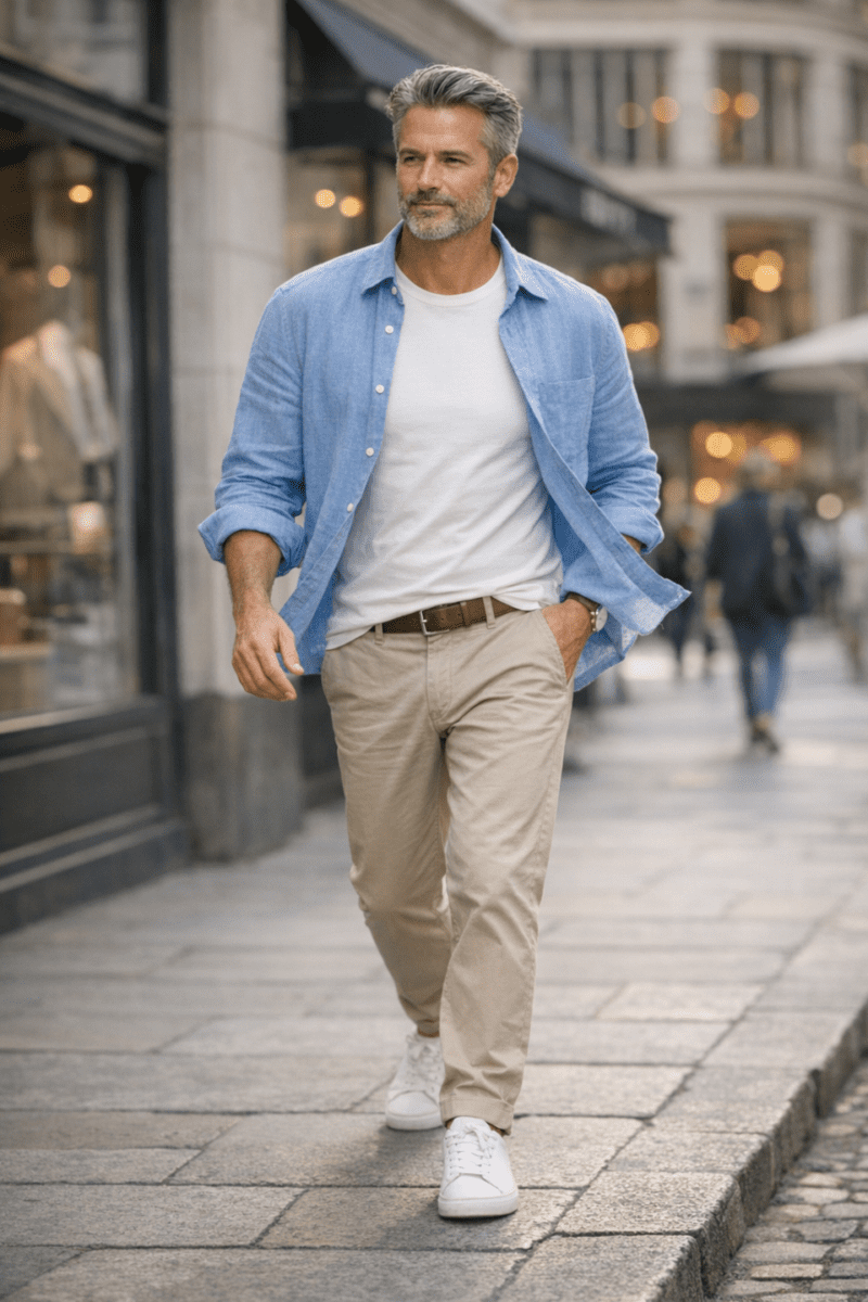 outfit uomo color sabbia urban