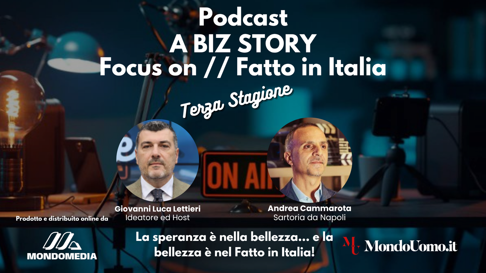 andrea cammarota camicieria su misura podcast made in italy